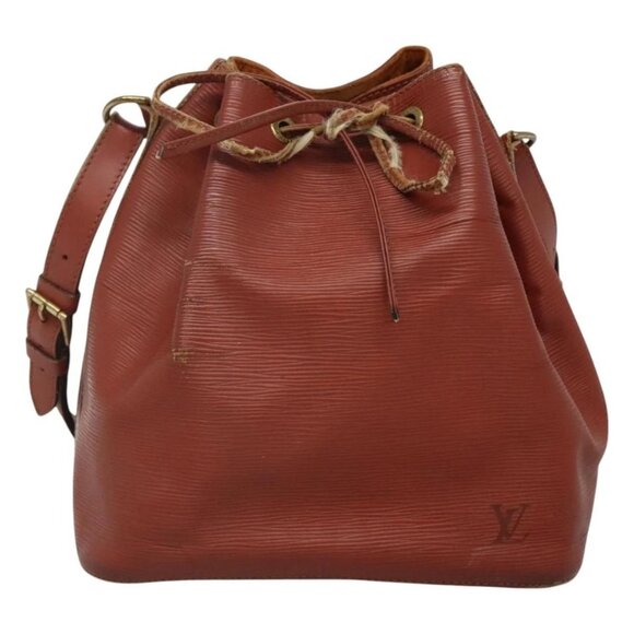 LOUIS VUITTON Epi Petit Noe Shoulder Bag Brown M44103 LV Auth BA3501 - Picture 2 of 16